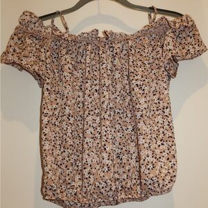 Nordstrom Off the Shoulder Crop Top